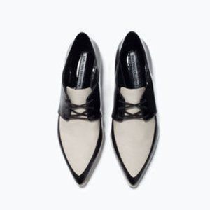 Zara | Patent Toe Bluchers